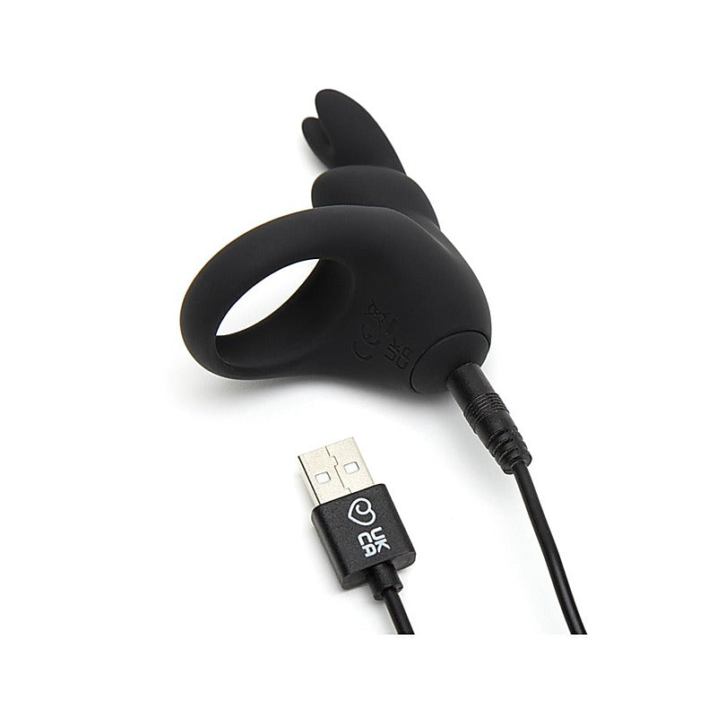 Love Honey Happy Rabbit Rechargeable Rabbit Cock Ring - Vibrating Cock Rings