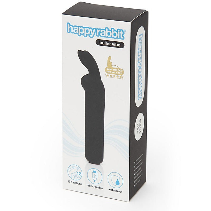 Love Honey Happy Rabbit Rechargeable Rabbit Ears Bullet Vibe - Bullet Vibrators