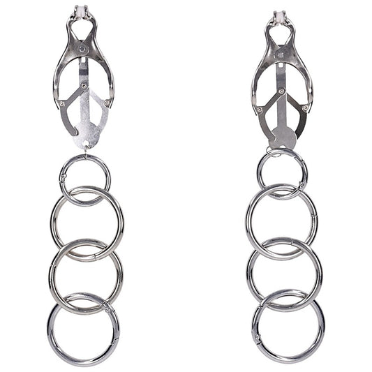 Sportsheets Edge Tuggable Womens Clover Clamps - Nipple and Clit Clamps