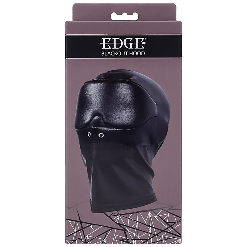 Edge Bondage Play Blackout Hood by Sportsheets - Bondage Hoods