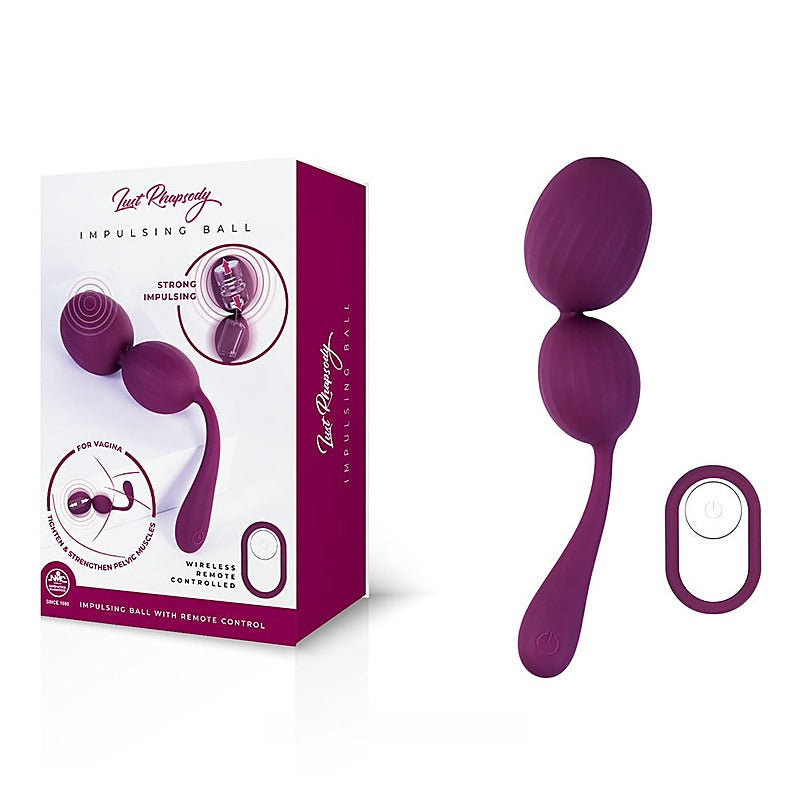 Lust Rhapsody Impulsing Remote Control Kegel Ball by NANMA - Love Eggs and Kegel Exercisers