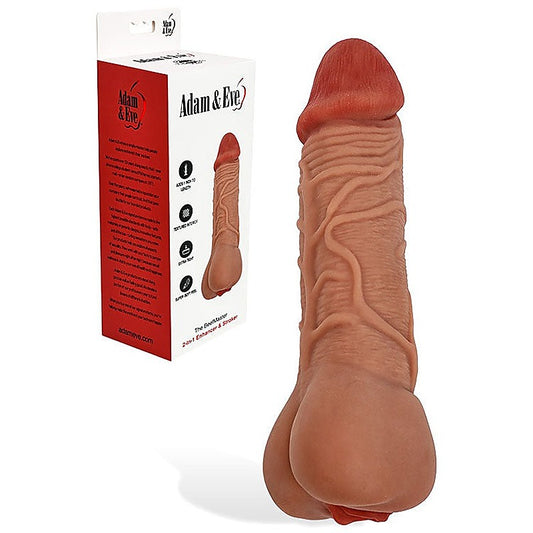Adam & Eve THE BEEF MASTER Realistic Stroker Dong - Masturbators and Strokers