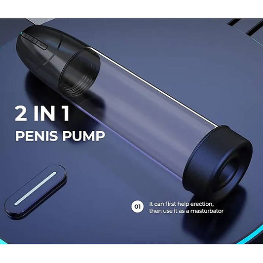 Shots LuvPump Smart Rechargeable 2-in-1 Automatic Penis Pump - Penis Pumps And Stretchers