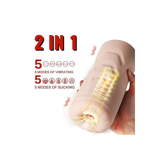 Xise Suctroker Dual Density Sucking Vaginal Masturbator V1 - Masturbators and Strokers