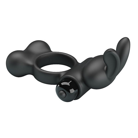 Baile Yusuf Vibrating Mens Cock Ring with Steele Balls - Vibrating Cock Rings