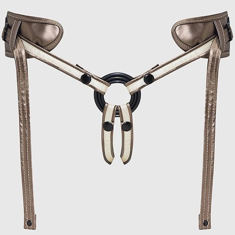 Leatherette Harness DESIROUS by Strap-On-Me - Strap On Sextoys