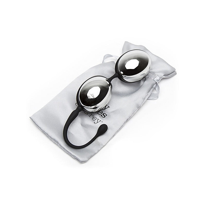 Fifty Shades of Grey Inner Goddess Silver Jiggle Balls 67g - Love Eggs and Kegel Exercisers