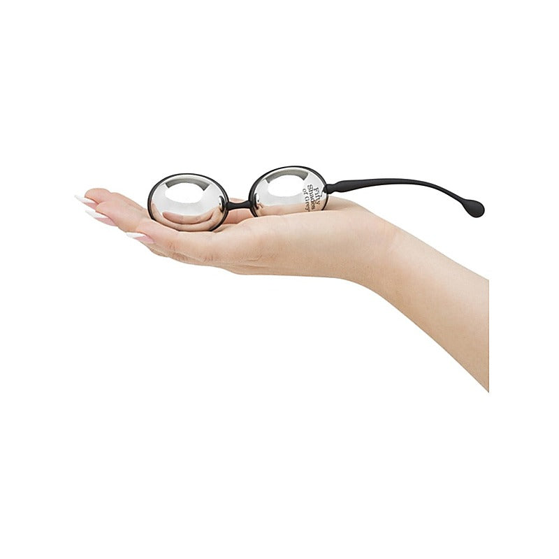 Fifty Shades of Grey Inner Goddess Silver Jiggle Balls 67g - Love Eggs and Kegel Exercisers