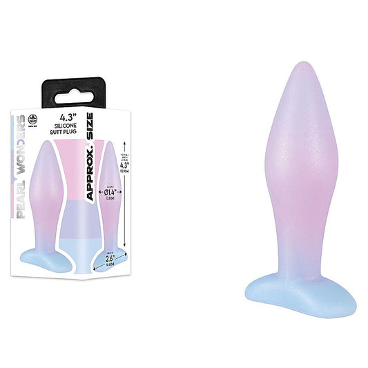 Nanma Pearl Wonders 10.9 cm Silicone Anal Plug - Butt Plugs