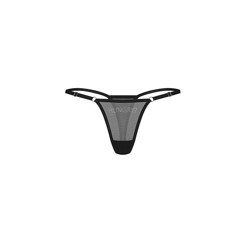 Hungry Printed Womens Thong by Obsessive - G-Strings, Panties and Shorts