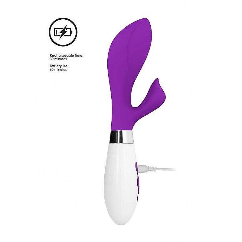 Luna Achelois Rechargeable Rabbit Vibrator by Shots Toys - Rabbit Vibrators