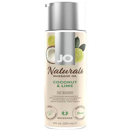 System JO Naturals Oil Based Massage Oil 120 ml - Massage Oils and Lubricants