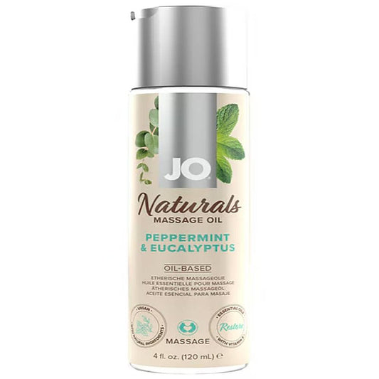 System JO Naturals Oil Based Massage Oil 120 ml - Massage Oils and Lubricants