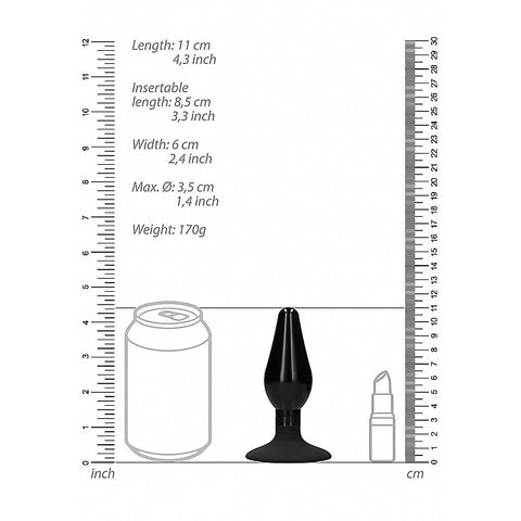 Interchangeable Rounded Butt Plug Set Large by Shots Toys - Butt Plugs