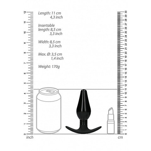 Interchangeable Rounded Butt Plug Set Large by Shots Toys - Butt Plugs