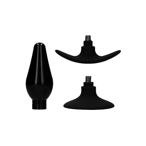 Pointed Interchangeable Butt Plug Set Medium by Shots Toys - Butt Plugs