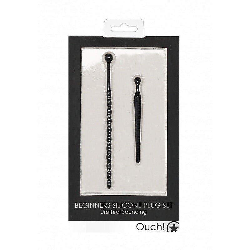 Silicone Urethral Beginners Plug Set by Shots Toys - Urethral Sounds