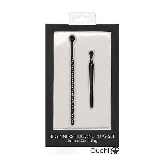 Shots Toys Silicone Urethral Beginners Plug Set 34 g - Urethral Sounds