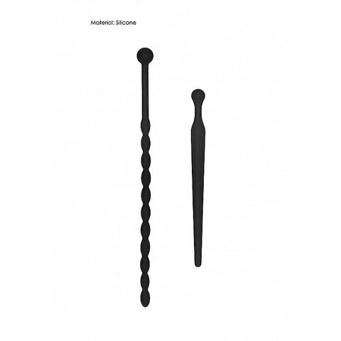 Silicone Urethral Beginners Plug Set by Shots Toys - Urethral Sounds