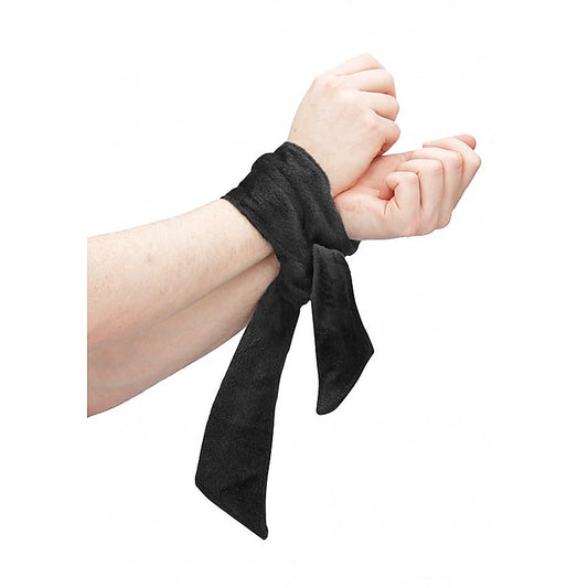 Shots Toys Velvet and Velcro Bondage Tie-Up Restraints - Cuffs And Restraints