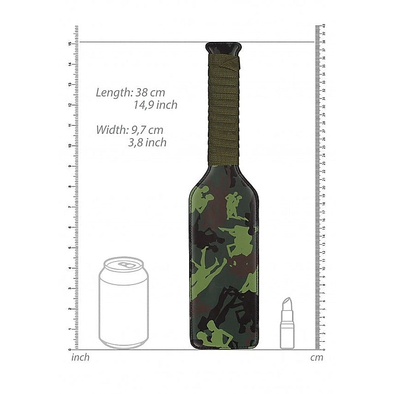 Army Theme Bondage Play Paddle by Shots Toys - Paddles And Slappers