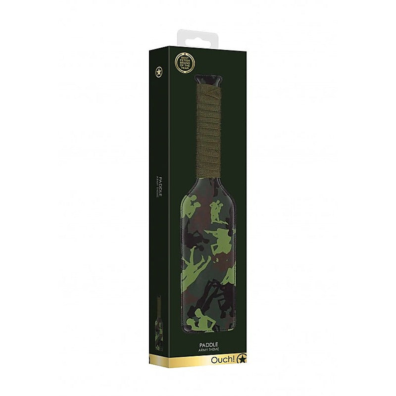 Army Theme Bondage Play Paddle by Shots Toys - Paddles And Slappers
