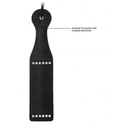 Shots Toys BDSM Play Diamond Studded Paddle - Paddles And Slappers