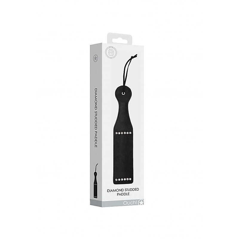 Premium Diamond Studded Paddle by Shots Toys - Paddles And Slappers
