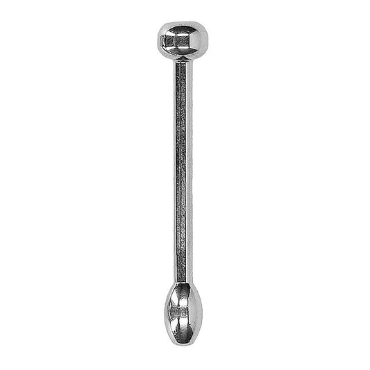 Shots Toys Urethral Sounding BDSM Metal Plug with 6 mm Tip - Urethral Sounds