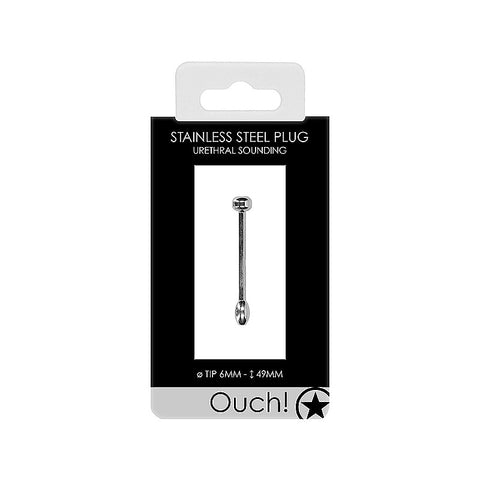 Urethral Sounding Metal Plug by Shots Toys - Urethral Sounds