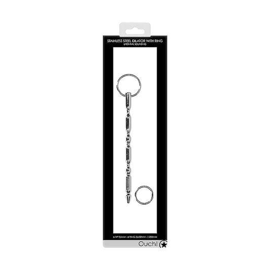 Shots Toys Urethral Sounding Stainless Steel Mens Dilator - Urethral Sounds