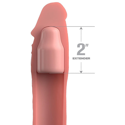 Fantasy Xtensions Elite 6 Inch Extension with Strap Light - Penis Sleeves and Extenders