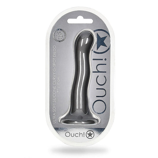 Shots Toys Ultra Soft Silicone Curvy G-Spot Dildo 17 cm