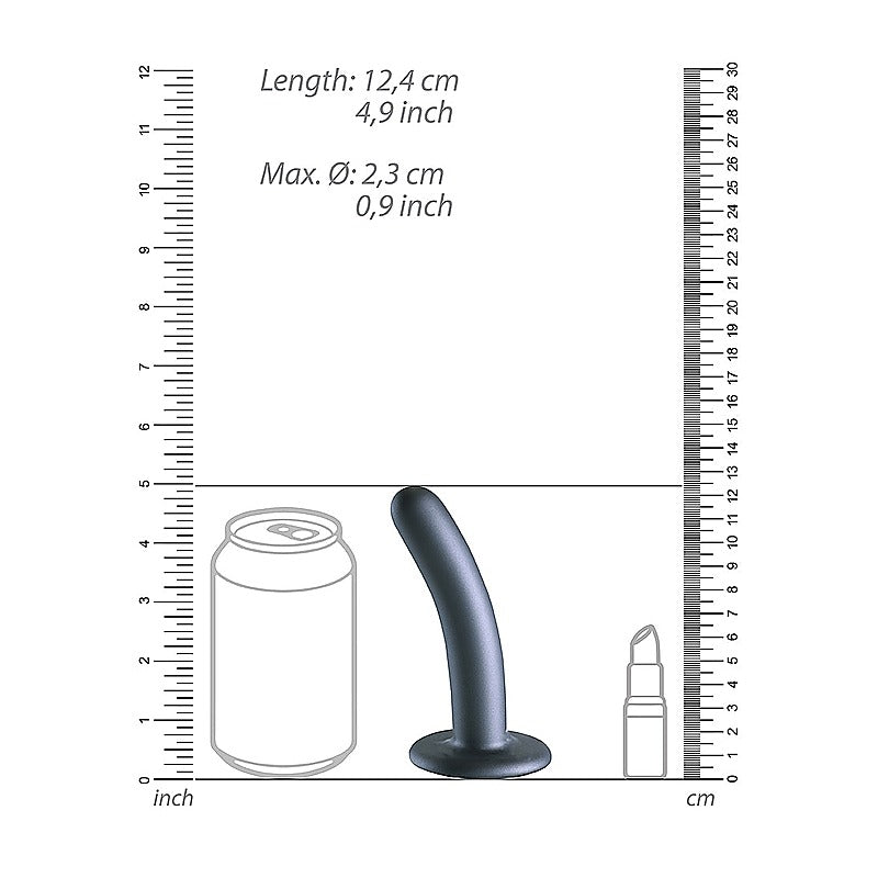 Shots Toys Smooth Silicone G-spot Dildo 12 cm - Non-Realistic Dildos