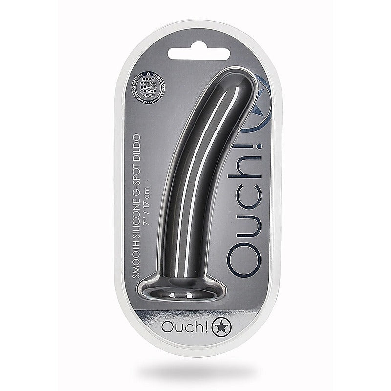 Shots Toys Smooth Silicone Suction G-Spot Dildo 17 cm - Non-Realistic Dildos