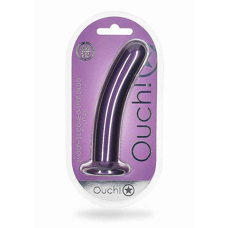 Shots Toys Smooth Silicone Suction G-Spot Dildo 17 cm - Non-Realistic Dildos
