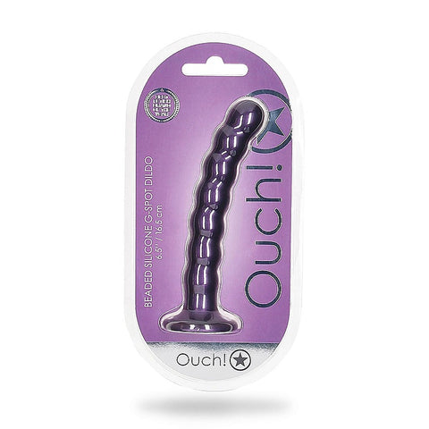 Shots Toys Beaded Suction Cup G-Spot Dildo 16.5 cm - Non-Realistic Dildos