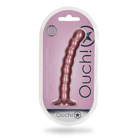 Shots Toys Beaded Suction Cup G-Spot Dildo 16.5 cm - Non-Realistic Dildos