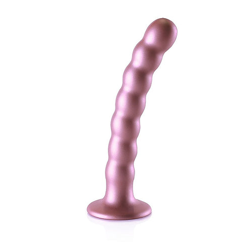 Shots Toys Beaded Suction Cup G-Spot Dildo 16.5 cm - Non-Realistic Dildos