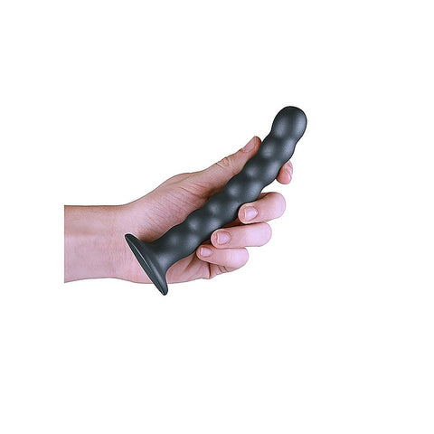 Shots Toys Beaded Suction Cup G-Spot Dildo 16.5 cm - Non-Realistic Dildos
