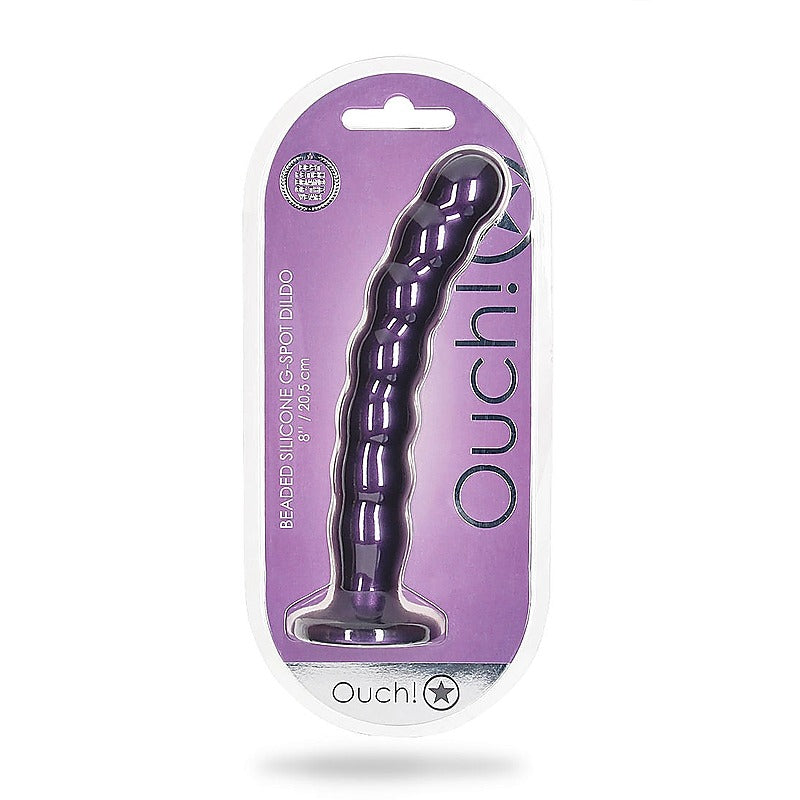 Shots Toys Suction Base Beaded G-Spot Dildo 20.5 cm - Non-Realistic Dildos