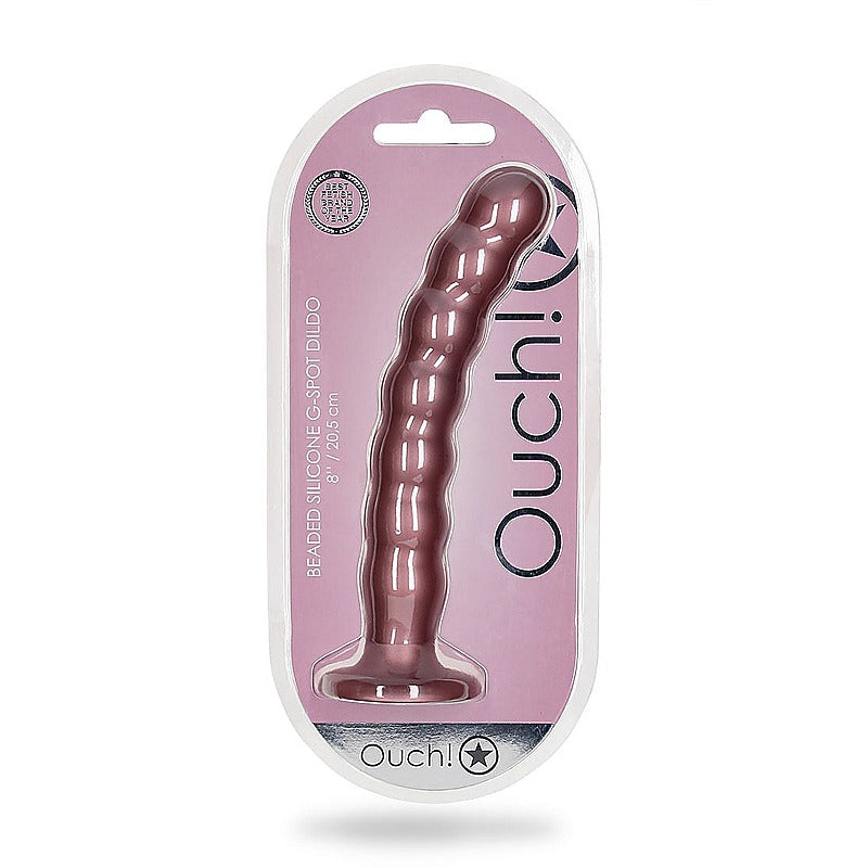 Shots Toys Suction Base Beaded G-Spot Dildo 20.5 cm - Non-Realistic Dildos