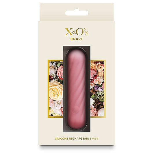 NS Novelties X and Os Crave Vibrating Bullet Massager - Bullet Vibrators