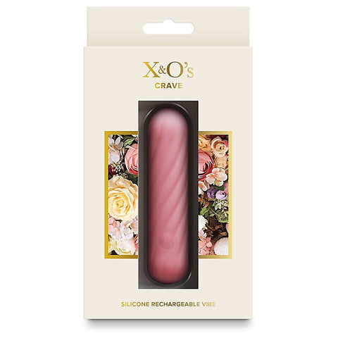 NS Novelties X and Os Crave Vibrating Bullet Massager - Bullet Vibrators