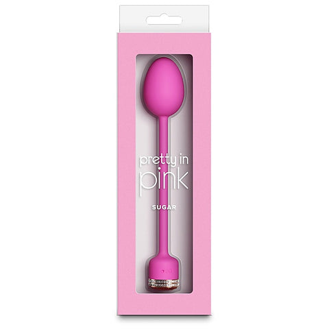 NS Novelties Pretty in Pink Sugar Insertable Vibrating Egg - Love Eggs and Kegel Exercisers