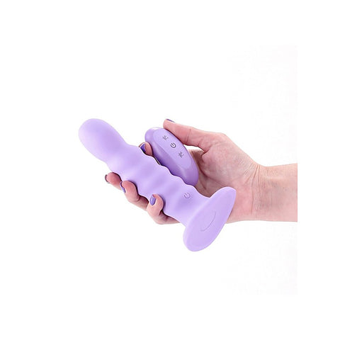 NS Novelties Colours Ribbed 6 inch Remote Control Dildo - Vibrating Dildos