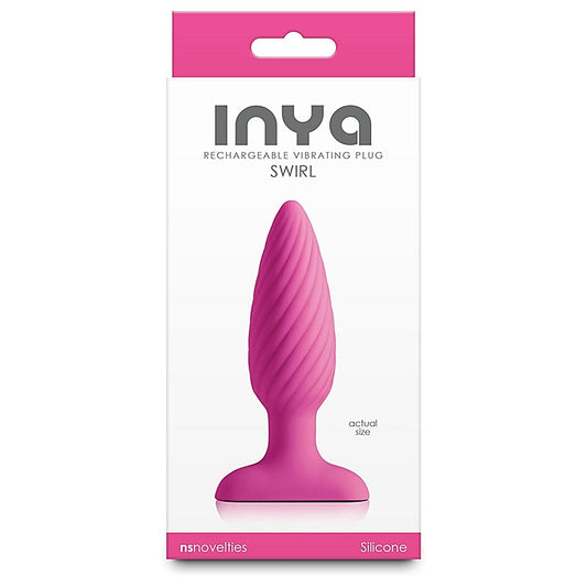 NS Novelties INYA Swirl Vibrating Anal Plug - Butt Plugs