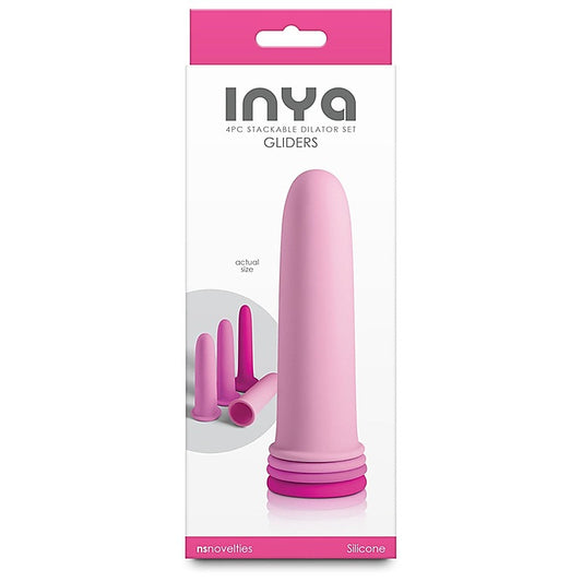 NS Novelties INYA Gliders 4 Piece Stackable Dilator Set - Butt Plugs