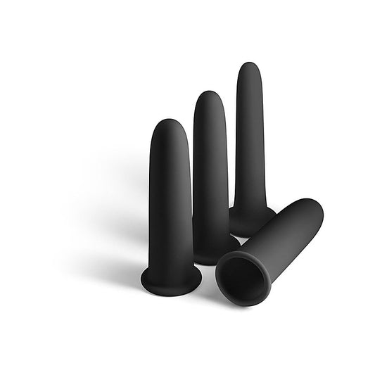 NS Novelties Renegade Gliders 4 Piece Silicone Dilators Set - Butt Plugs