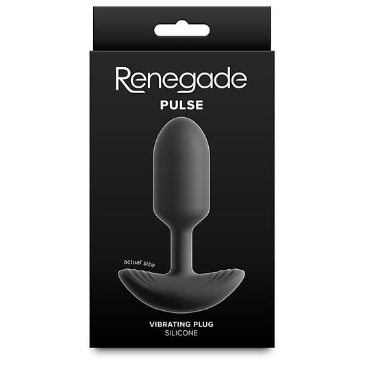 NS Novelties Renegade Pulse Vibrating Silicone Anal Plug - Butt Plugs